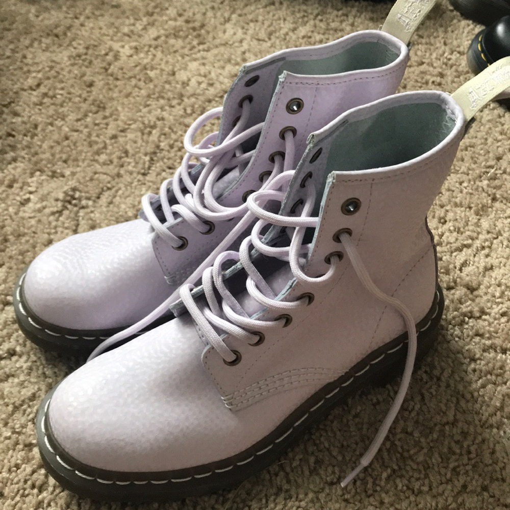 Pastel lavender doc martens